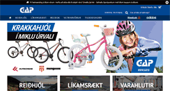 Desktop Screenshot of gap.is
