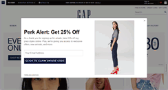 Desktop Screenshot of gap.com
